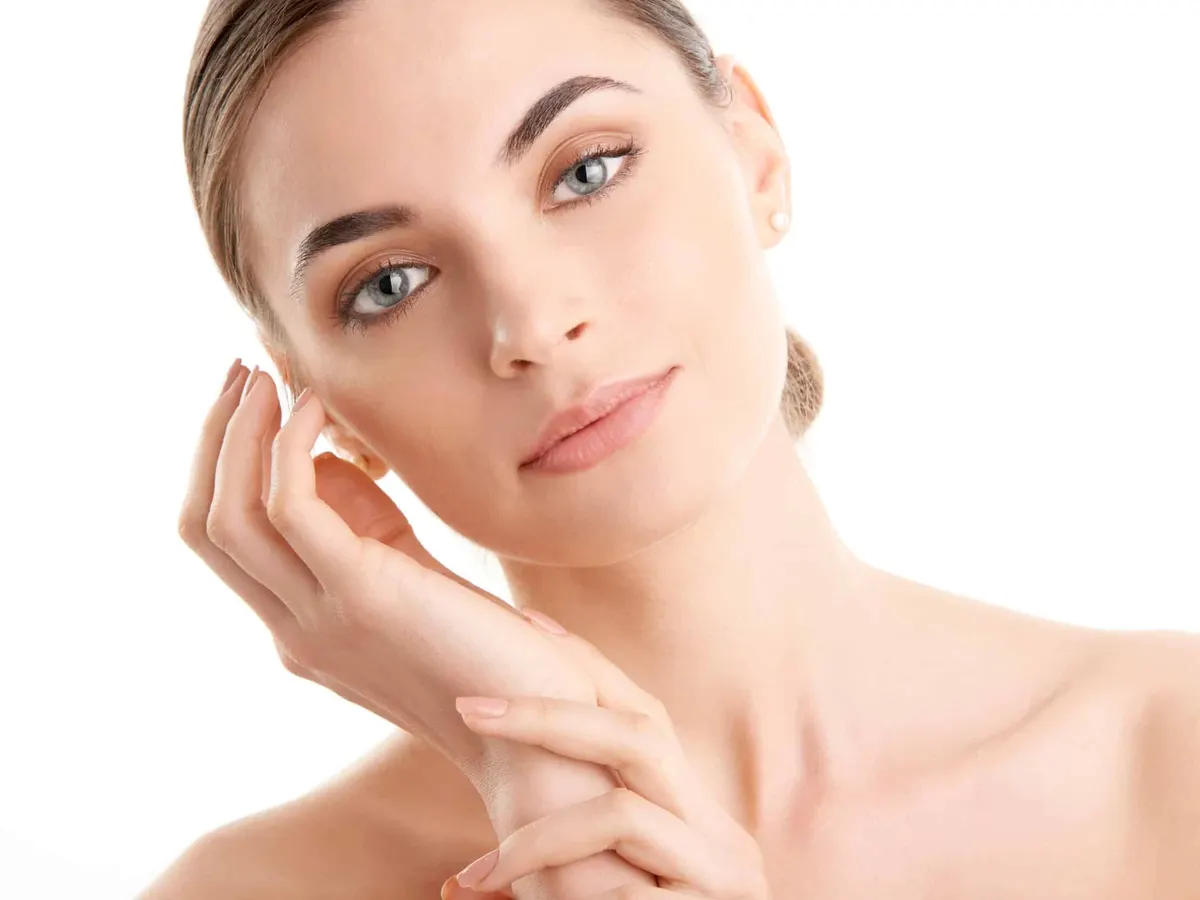 Woman with smooth skin after chemical peel in Miami Beach, FL