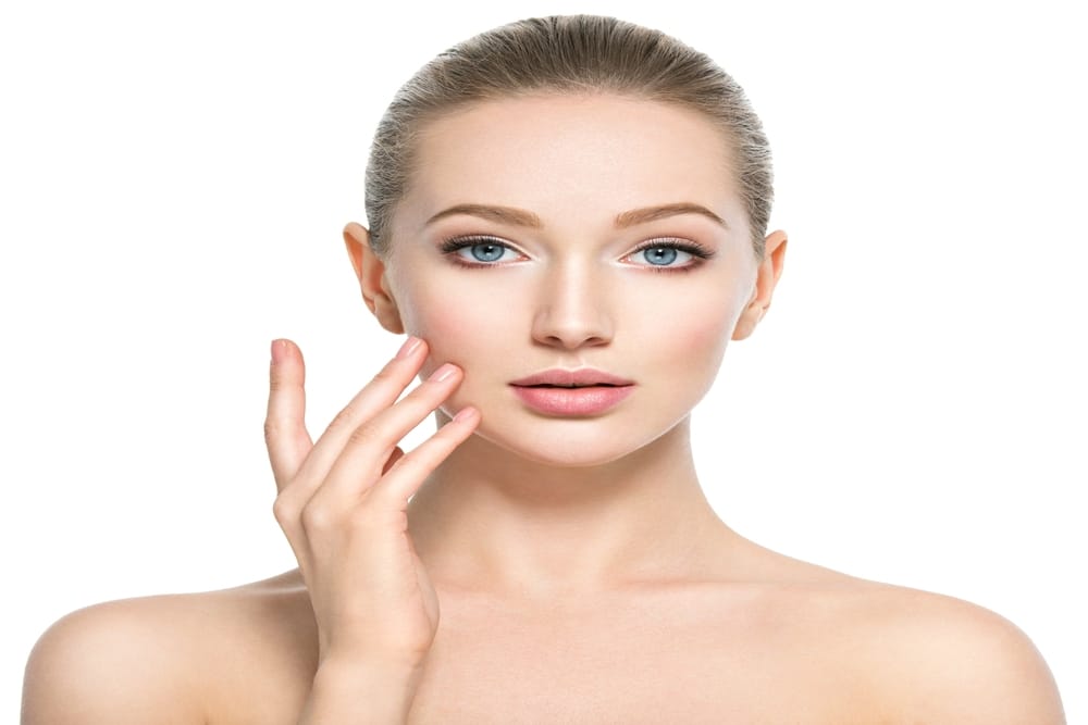 Woman with clear skin after eczema teratment in Miami Beach, FL